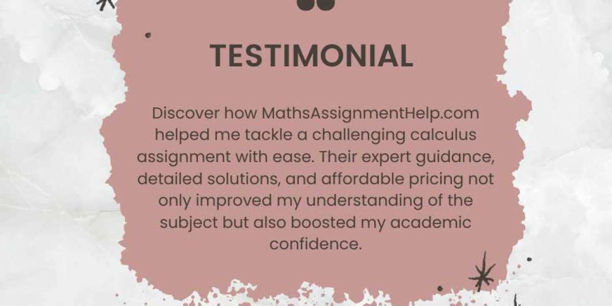 My Journey to Math Success with MathsAssignmentHelp.com